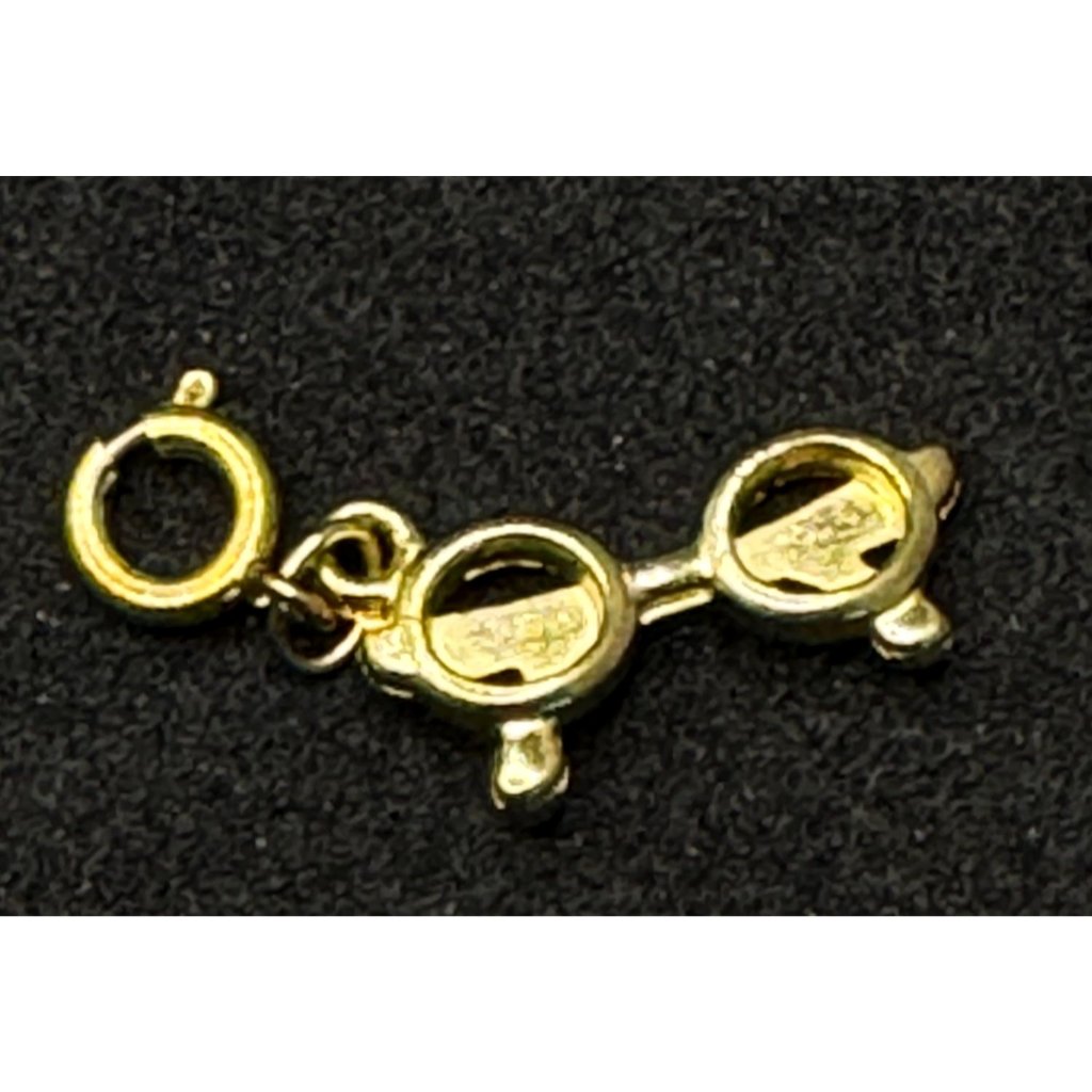 Diamonds International Gold-Plated Eyeglasses Charm W/Spring Clasp For Jewelry